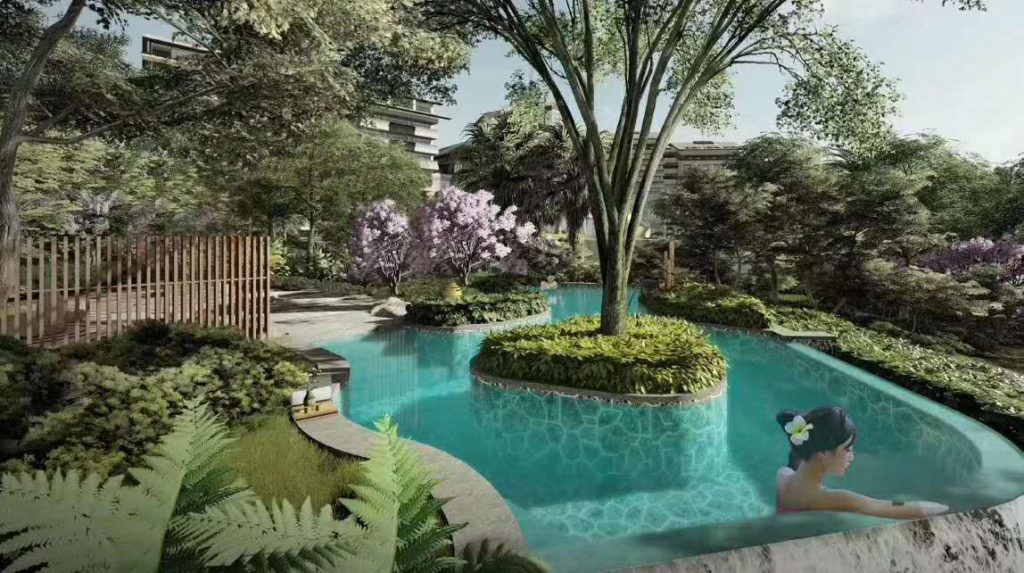惠东巽寮湾星河·山海半岛别墅 温泉设计规划方案细节 2020年在社区泡养生汤泉