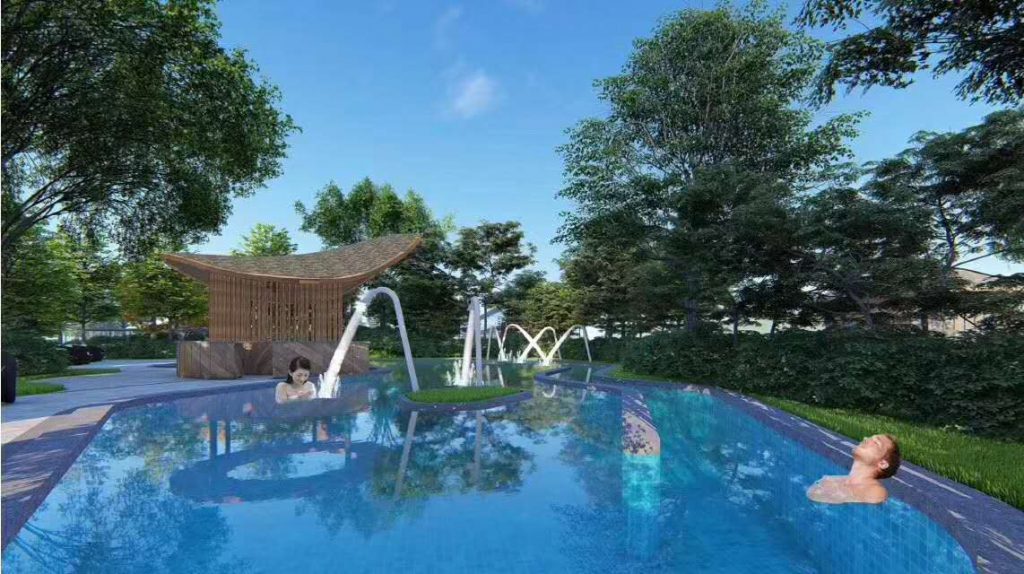惠东巽寮湾星河·山海半岛别墅 温泉设计规划方案细节 2020年在社区泡养生汤泉